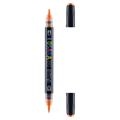 Picture of JUNIOR ACRYLIC MARKER DUAL 1.2MM ORANGE
